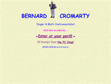 Tablet Screenshot of bernardcromarty.co.uk